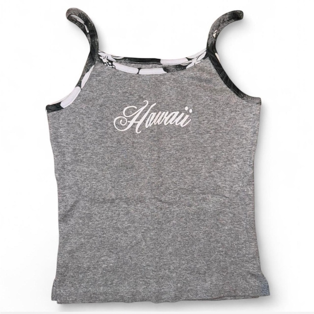 Vintage Grey Hawaii Tank Top